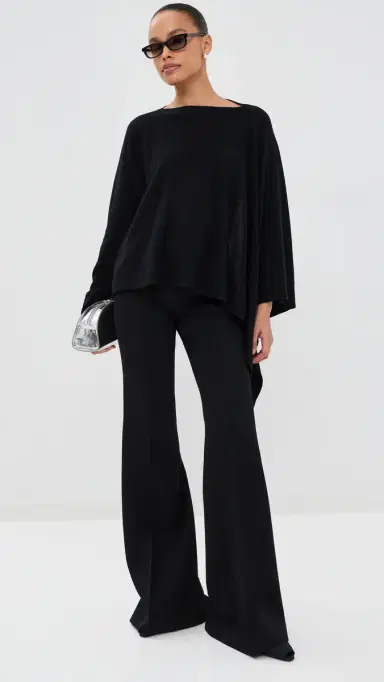 Jil Sander Cape with One Sleeve Pullover Black | Thumbnail 5 Jil Sander Cape with One Sleeve Pullover Black | Thumbnail 5