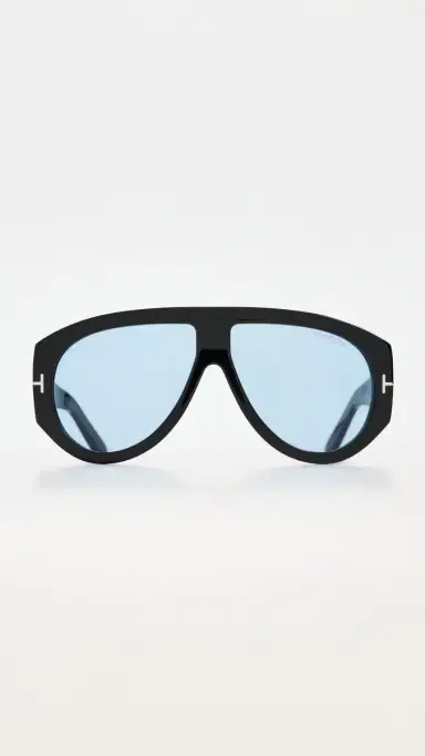 Tom Ford Bronson Sunglasses Shiny Black One Size | Thumbnail 2 Tom Ford Bronson Sunglasses Shiny Black One Size | Thumbnail 2