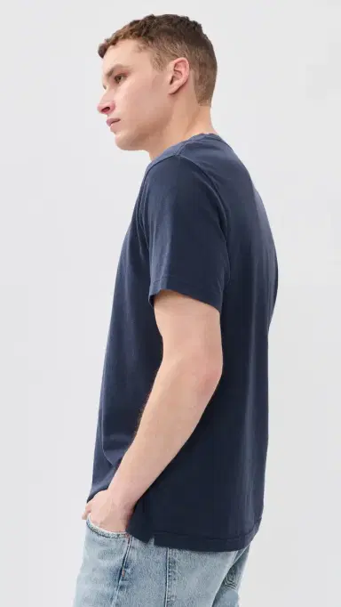Frescobol Carioca Dinis Linen Blend T-Shirt | Thumbnail 4 Frescobol Carioca Dinis Linen Blend T-Shirt | Thumbnail 4