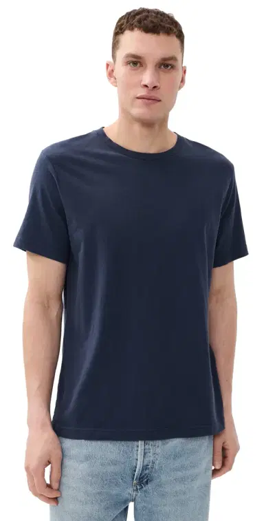 Frescobol Carioca Dinis Linen Blend T-Shirt | Thumbnail 1 Frescobol Carioca Dinis Linen Blend T-Shirt | Thumbnail 1