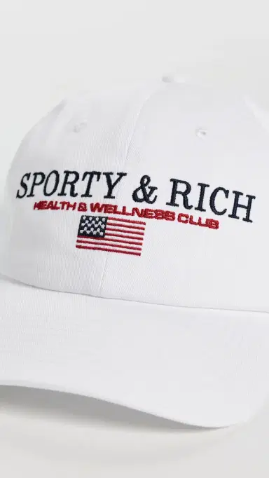 Sporty & Rich S & R Nautical Cap White One Size | Thumbnail 5 Sporty & Rich S & R Nautical Cap White One Size | Thumbnail 5