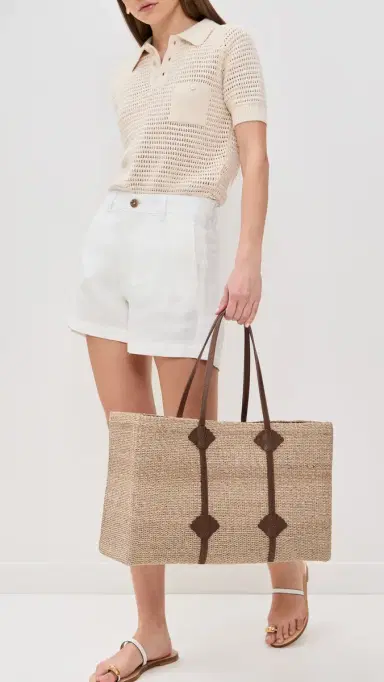 Poolside Bags The St. Tropez Tote Chocolate One Size | Thumbnail 3 Poolside Bags The St. Tropez Tote Chocolate One Size | Thumbnail 3