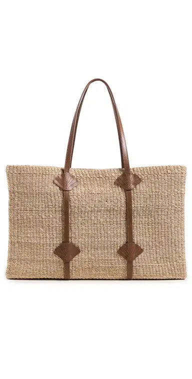 Poolside Bags The St. Tropez Tote Chocolate One Size | Thumbnail 1 Poolside Bags The St. Tropez Tote Chocolate One Size | Thumbnail 1