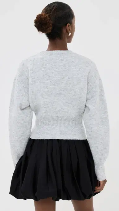 LIONESS Dion Knit Sweatshirt Grey L | Thumbnail 3 LIONESS Dion Knit Sweatshirt Grey L | Thumbnail 3