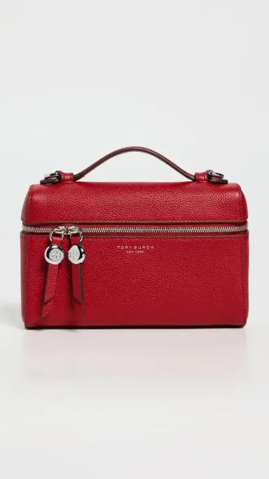 Tory Burch Romy Slim Top Handle Bag Tory Red One Size | Thumbnail 2 Tory Burch Romy Slim Top Handle Bag Tory Red One Size | Thumbnail 2