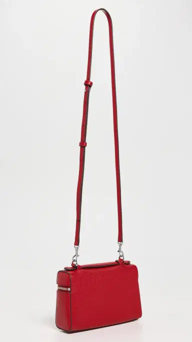 Tory Burch Romy Slim Top Handle Bag Tory Red One Size | Thumbnail 5 Tory Burch Romy Slim Top Handle Bag Tory Red One Size | Thumbnail 5