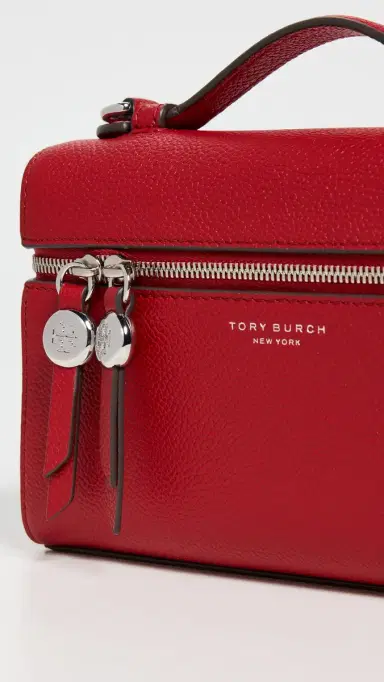 Tory Burch Romy Slim Top Handle Bag Tory Red One Size | Thumbnail 6 Tory Burch Romy Slim Top Handle Bag Tory Red One Size | Thumbnail 6