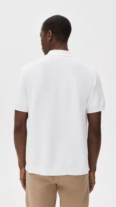 Lacoste Textured Knit Polo Flour | Thumbnail 3 Lacoste Textured Knit Polo Flour | Thumbnail 3