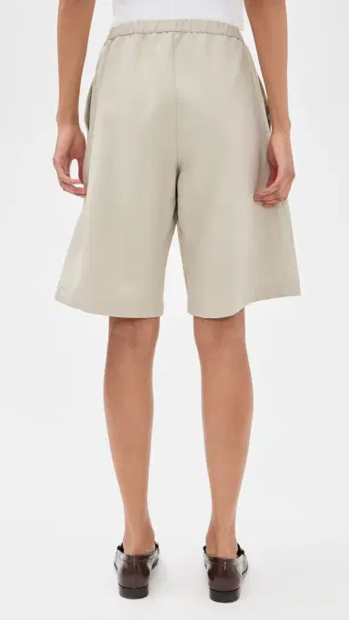 Enza Costa Twill Bermuda Shorts Fog | Thumbnail 3 Enza Costa Twill Bermuda Shorts Fog | Thumbnail 3