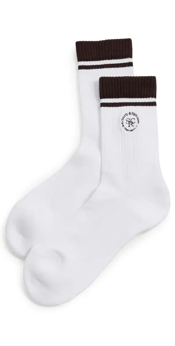SRHWC Socks White/Chocolate One Size SRHWC Socks White/Chocolate One Size