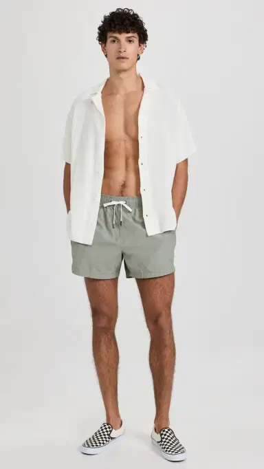 Onia Charles Swim Trunks 5 Sage L | Thumbnail 5 Onia Charles Swim Trunks 5 Sage L | Thumbnail 5