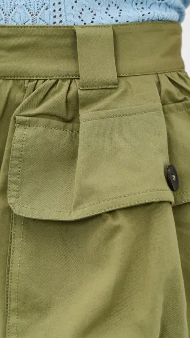 Sea Andrea Workwear Bubble Shorts Army | Thumbnail 6 Sea Andrea Workwear Bubble Shorts Army | Thumbnail 6