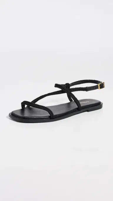 Kaanas Alaya Sandals Black 6 | Thumbnail 2 Kaanas Alaya Sandals Black 6 | Thumbnail 2