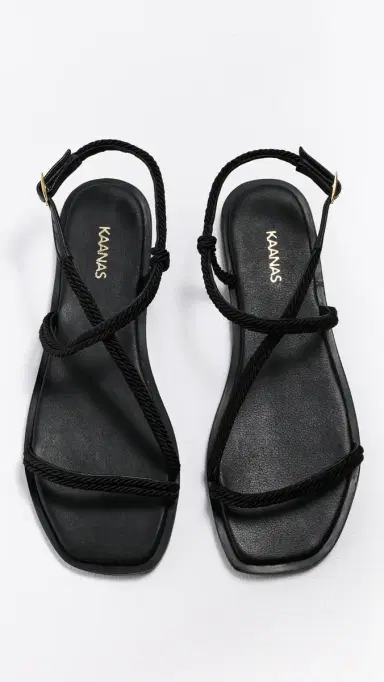 Kaanas Alaya Sandals Black 6 | Thumbnail 6 Kaanas Alaya Sandals Black 6 | Thumbnail 6