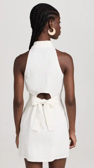 HEVRON Domino Mini Dress White | Thumbnail 3 HEVRON Domino Mini Dress White | Thumbnail 3