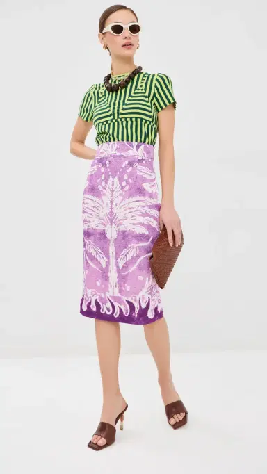 STELLA JEAN Printed Pencil Skirt | Thumbnail 5 STELLA JEAN Printed Pencil Skirt | Thumbnail 5