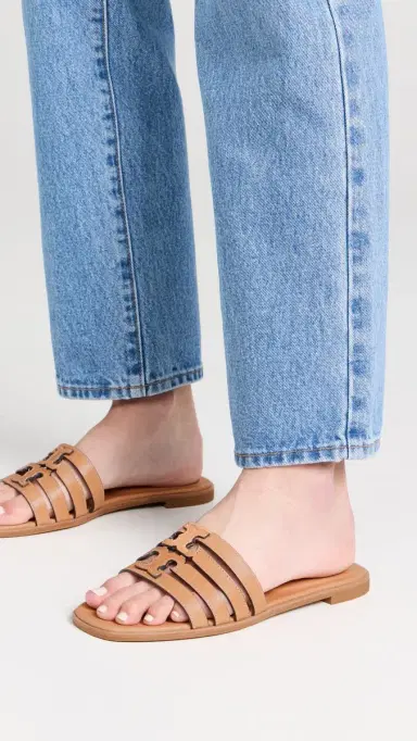 Tory Burch Ines Cage Slides Camello / Camello 5 | Thumbnail 3 Tory Burch Ines Cage Slides Camello / Camello 5 | Thumbnail 3