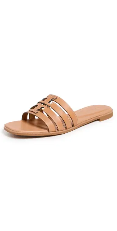 Tory Burch Ines Cage Slides Camello / Camello 5 | Thumbnail 1 Tory Burch Ines Cage Slides Camello / Camello 5 | Thumbnail 1