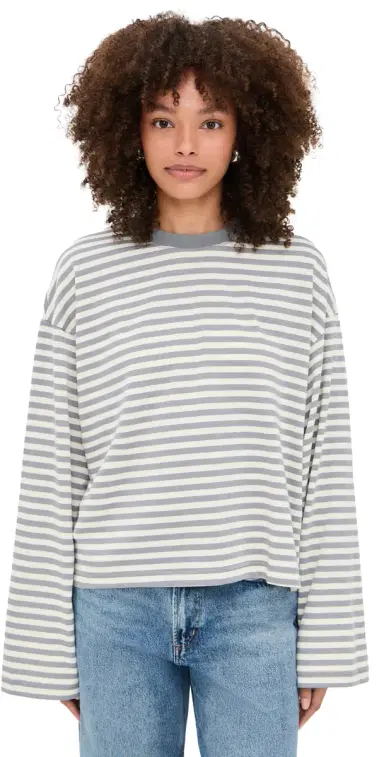 Lioness Bloom Long Sleeve Ash tripe | Thumbnail 1 Lioness Bloom Long Sleeve Ash tripe | Thumbnail 1
