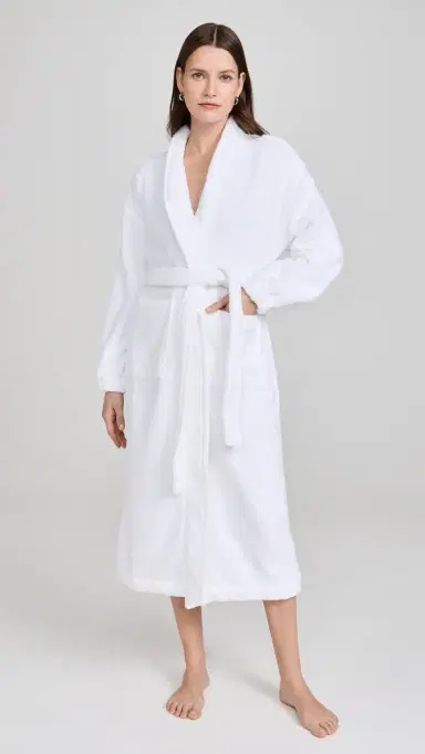 Lunya Spa Terry Robe Sincere White M | Thumbnail 2 Lunya Spa Terry Robe Sincere White M | Thumbnail 2