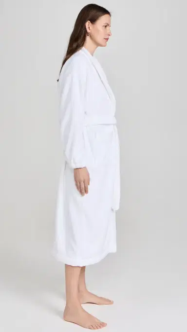 Lunya Spa Terry Robe Sincere White M | Thumbnail 4 Lunya Spa Terry Robe Sincere White M | Thumbnail 4