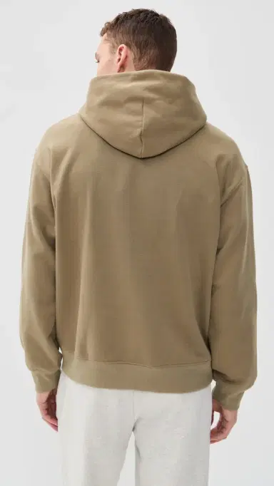 Beyond Yoga Classic Fleece Men's Hoodie Mushroom | Thumbnail 3 Beyond Yoga Classic Fleece Men's Hoodie Mushroom | Thumbnail 3