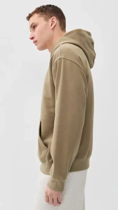 Beyond Yoga Classic Fleece Men's Hoodie Mushroom | Thumbnail 4 Beyond Yoga Classic Fleece Men's Hoodie Mushroom | Thumbnail 4