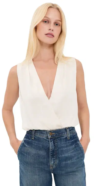 Favorite Daughter The Sleeveless Date Thong Bodysuit | Thumbnail 1 Favorite Daughter The Sleeveless Date Thong Bodysuit | Thumbnail 1