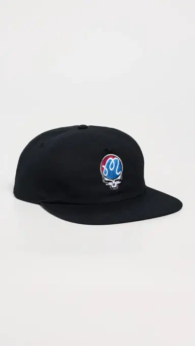Malbon x Grateful Dead Stealie Snapback Cap Rainy Day One Size | Thumbnail 2 Malbon x Grateful Dead Stealie Snapback Cap Rainy Day One Size | Thumbnail 2