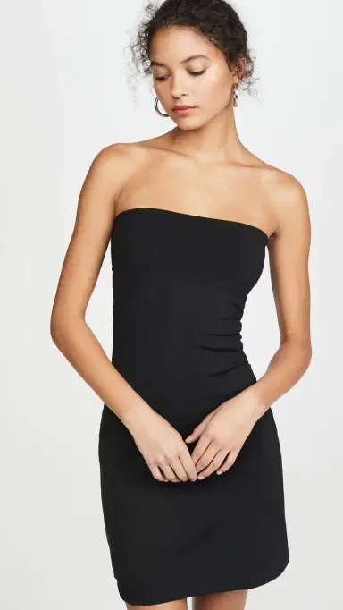 susana monaco Strapless Tube Dress Black | Thumbnail 2 susana monaco Strapless Tube Dress Black | Thumbnail 2