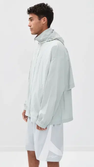 MM6 Maison Margiela Windbreaker Jacket age Grey | Thumbnail 4 MM6 Maison Margiela Windbreaker Jacket age Grey | Thumbnail 4