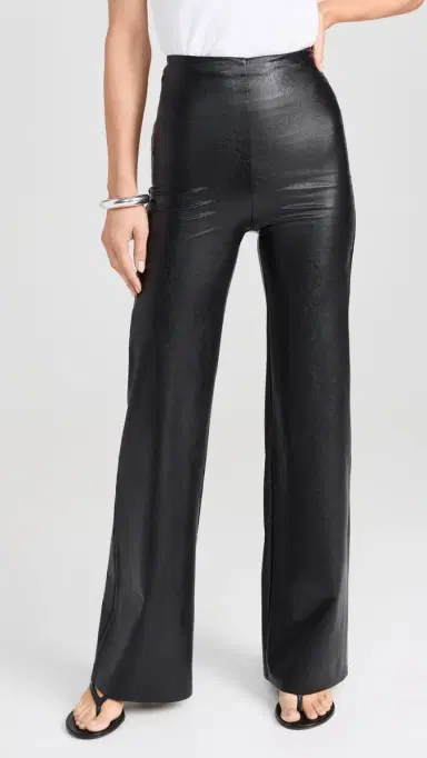 Commando Faux Leather Wide Leg Pants Black | Thumbnail 2 Commando Faux Leather Wide Leg Pants Black | Thumbnail 2