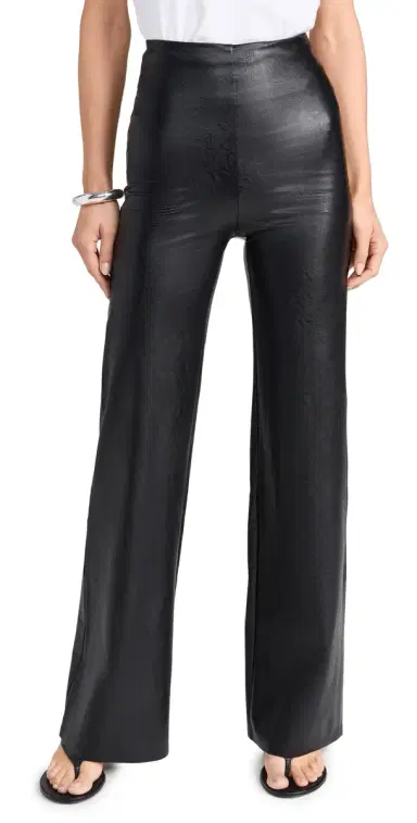 Commando Faux Leather Wide Leg Pants Black | Thumbnail 1 Commando Faux Leather Wide Leg Pants Black | Thumbnail 1