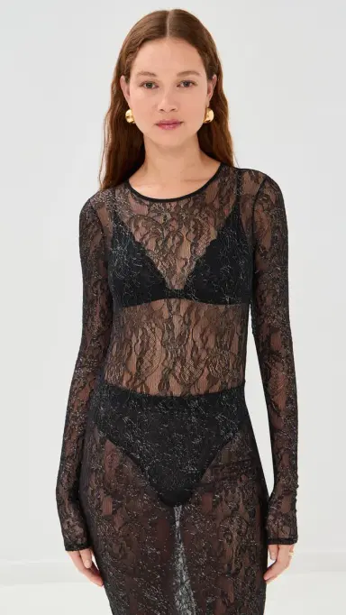 Wardrobe.NYC WARDROBE. NYC Lace Thong Bodysuit | Thumbnail 2 Wardrobe.NYC WARDROBE. NYC Lace Thong Bodysuit | Thumbnail 2