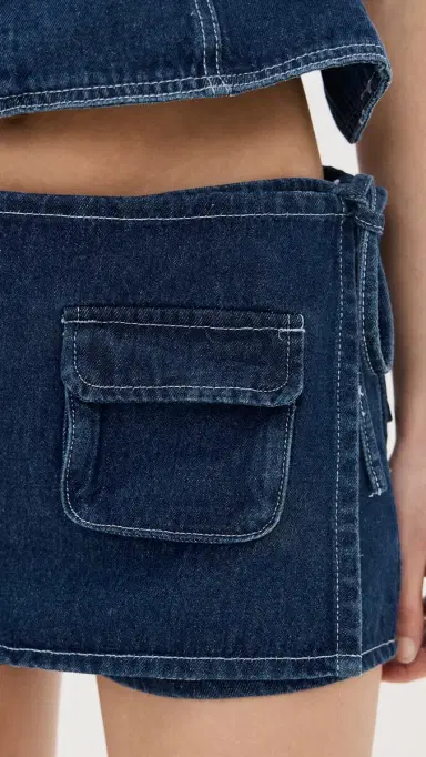 Lioness Countryside Skort Blue Denim | Thumbnail 6 Lioness Countryside Skort Blue Denim | Thumbnail 6