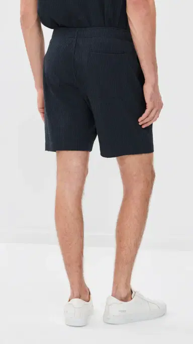 Vince Seersucker Knit Shorts 7 Coastal | Thumbnail 3 Vince Seersucker Knit Shorts 7 Coastal | Thumbnail 3