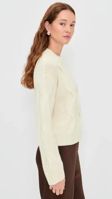 LISA YANG Sammie Cashmere Sweater Cream | Thumbnail 4 LISA YANG Sammie Cashmere Sweater Cream | Thumbnail 4
