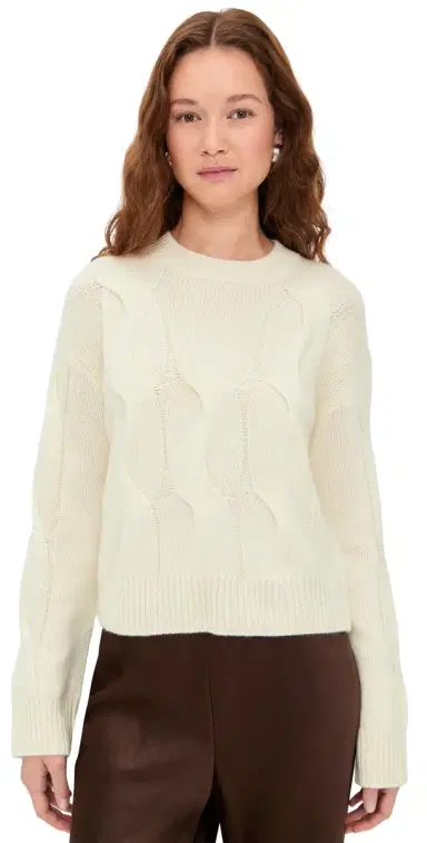 LISA YANG Sammie Cashmere Sweater Cream | Thumbnail 1 LISA YANG Sammie Cashmere Sweater Cream | Thumbnail 1