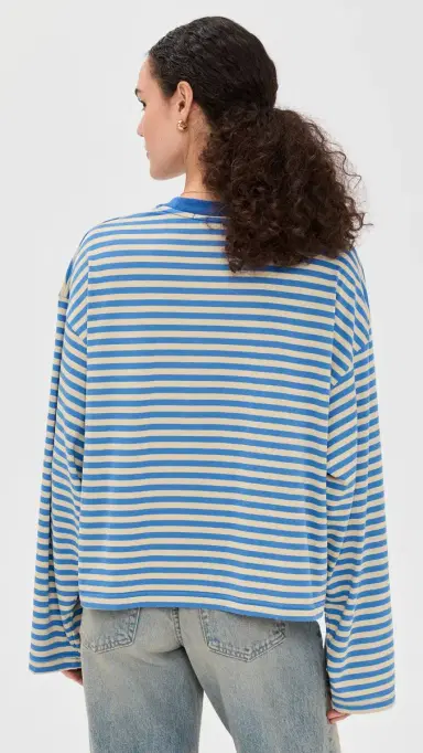 Lioness Bloom Long Sleeve Tee Mickey Blue tripe | Thumbnail 3 Lioness Bloom Long Sleeve Tee Mickey Blue tripe | Thumbnail 3
