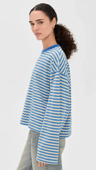 Lioness Bloom Long Sleeve Tee Mickey Blue tripe | Thumbnail 4 Lioness Bloom Long Sleeve Tee Mickey Blue tripe | Thumbnail 4