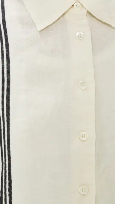 Madewell The Easy Shirt Bold Placement tripe Black | Thumbnail 6 Madewell The Easy Shirt Bold Placement tripe Black | Thumbnail 6