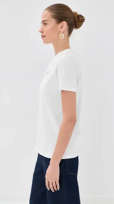 Balmain Vintage Print Rugular T-Shirt Blanc/Noir | Thumbnail 4 Balmain Vintage Print Rugular T-Shirt Blanc/Noir | Thumbnail 4