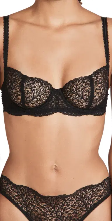 Journelle Allegra Balconette Bra Black | Thumbnail 1 Journelle Allegra Balconette Bra Black | Thumbnail 1