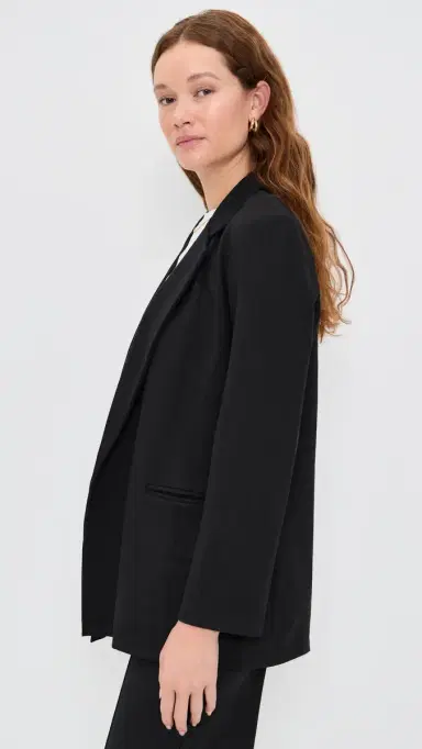Ripley Rader Ponte Knit Oversized Blazer Black M | Thumbnail 4 Ripley Rader Ponte Knit Oversized Blazer Black M | Thumbnail 4