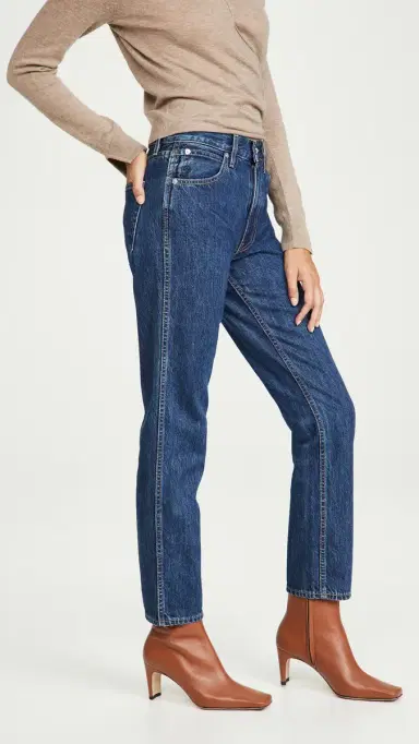 SLVRLAKE Virginia Tapered Leg Jeans Claremont | Thumbnail 4 SLVRLAKE Virginia Tapered Leg Jeans Claremont | Thumbnail 4