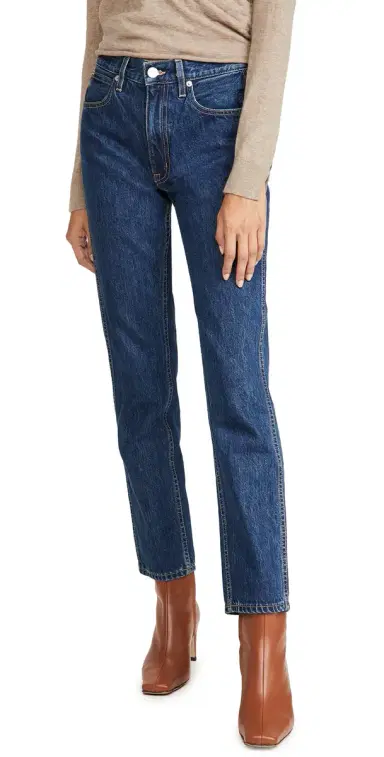 SLVRLAKE Virginia Tapered Leg Jeans Claremont | Thumbnail 1 SLVRLAKE Virginia Tapered Leg Jeans Claremont | Thumbnail 1