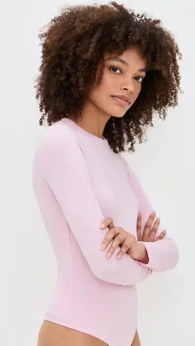 LE BOP Hannah Thong Bodysuit Pink | Thumbnail 4 LE BOP Hannah Thong Bodysuit Pink | Thumbnail 4