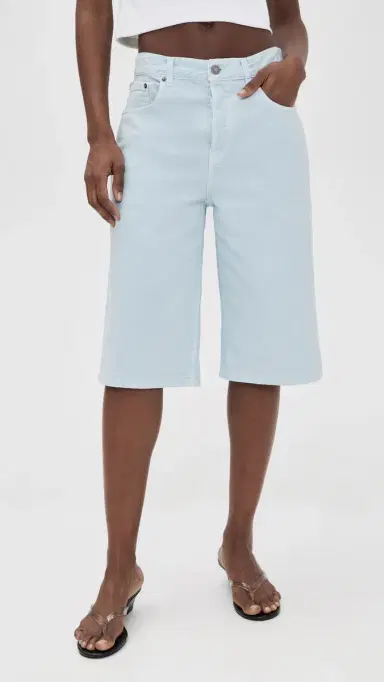HAIKURE New Becky Twill 45 Shorts Sky | Thumbnail 2 HAIKURE New Becky Twill 45 Shorts Sky | Thumbnail 2