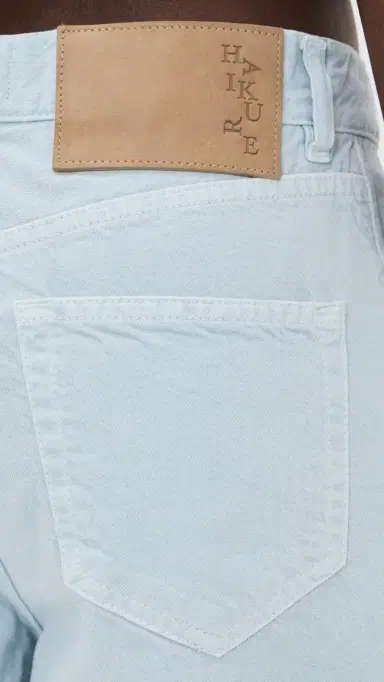 HAIKURE New Becky Twill 45 Shorts Sky | Thumbnail 6 HAIKURE New Becky Twill 45 Shorts Sky | Thumbnail 6