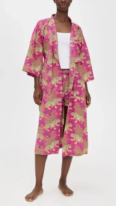 Printfresh Bagheera Long Robe Hot Pink S/M | Thumbnail 2 Printfresh Bagheera Long Robe Hot Pink S/M | Thumbnail 2